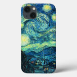Van Gogh Starry Night Iphone 13 Case at Zazzle