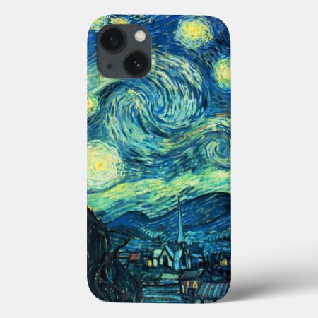 Van Gogh Starry Night Iphone 13 Case