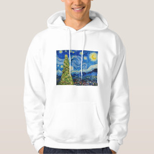 Van Gogh Starry Night - Christmas Tree Hoodie