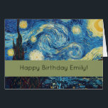 Van Gogh Starry Night Classic Impressionism Art<br><div class="desc">Starry Night Painting - This is the Vincent Van Gogh masterpiece,  The Starry Night  1889.</div>