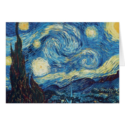 Van Gogh Starry Night Classic Impressionism Art