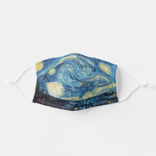 Van Gogh Starry Night Classic Impressionism Art Adult Cloth Face Mask