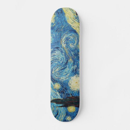 Van Gogh Starry Night Classic Impressionism Art Skateboard Deck