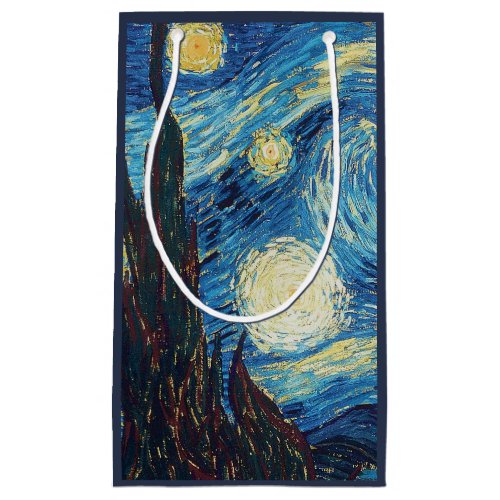 Van Gogh Starry Night Classic Impressionism Art Small Gift Bag