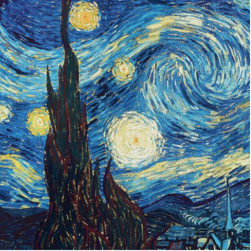 Van Gogh Starry Night Classic Impressionism Art Statuette