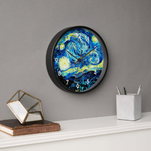 Van Gogh - Starry Night Clock