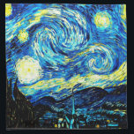 Van Gogh - Starry Night  Cloth Napkin<br><div class="desc">Van Gogh's famous painting,  Starry Night.</div>