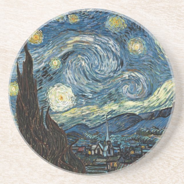 Van Gogh Starry Night Coaster (Front)