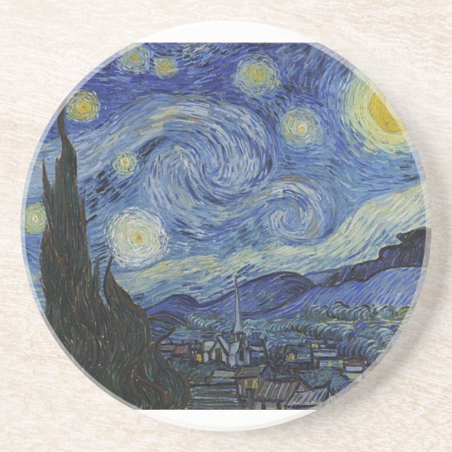 Van Gogh Starry Night Coaster (Front)