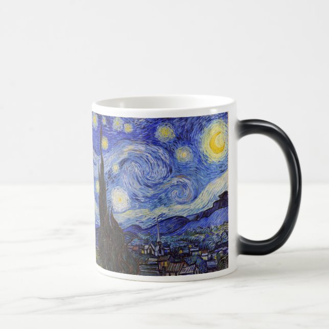 Van Gogh , "Starry Night" Color Morph Mug (Right)