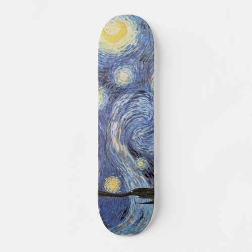 Van Gogh Starry Night Customized Skate Board