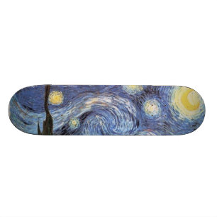 Van Gogh Starry Night Customized Skate Board