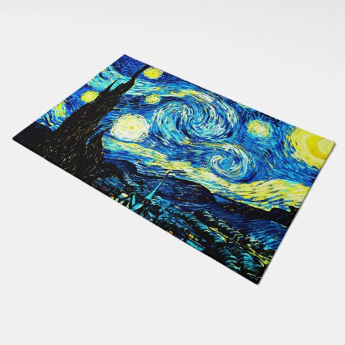 Van Gogh _ Starry Night Doormat