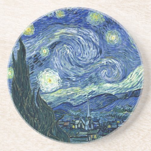 Van Gogh _ Starry Night Drink Coaster