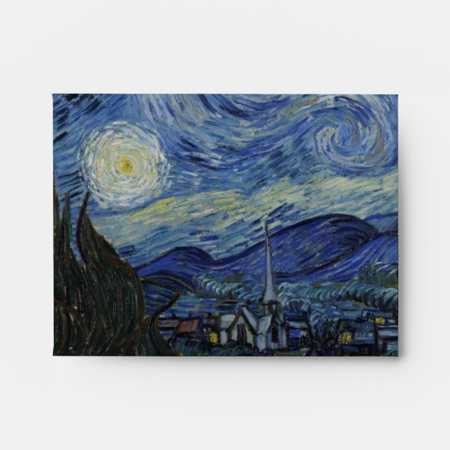 Van Gogh Starry Night Envelope (Front)