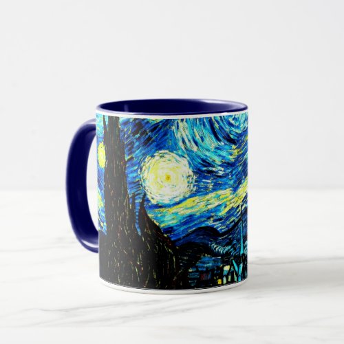 Van Gogh _ Starry Night famous painting Mug