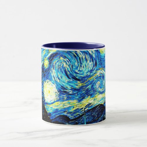 Van Gogh Starry Night famous painting Mug