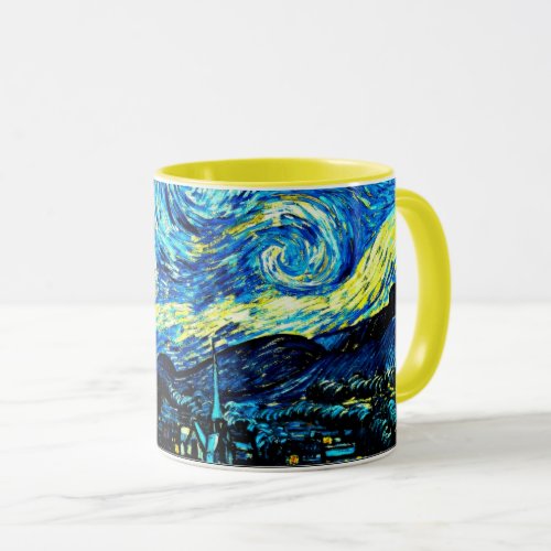 Van Gogh _ Starry Night famous painting Mug