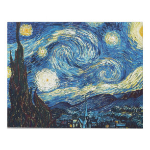 Van Gogh Starry Night Faux Canvas Print