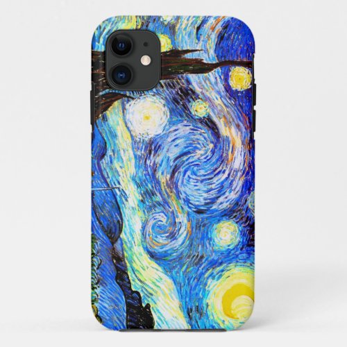 Van Gogh Starry Night Fine Art iPhone 11 Case