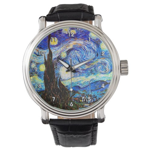 Van Gogh Starry Night Fine Art Watch