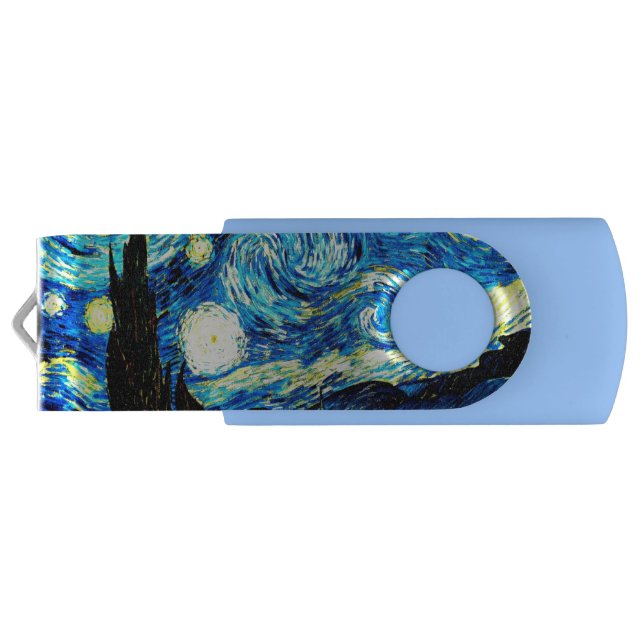 Van Gogh - Starry Night Flash Drive (Back)
