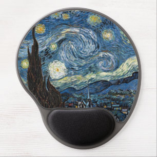 Van Gogh Starry Night Gel Mouse Pad