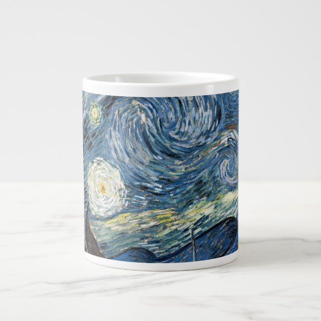 Van Gogh Starry Night Giant Coffee Mug (Front)