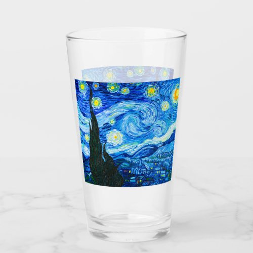 Van Gogh Starry Night Glass