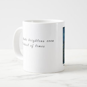 Van Gogh Starry Night Gratitude Artistic Uplifting Giant Coffee Mug