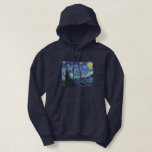 Van Gogh * Starry Night Hoodie<br><div class="desc">The Starry Night by Van Gogh. 
Please visit my store for more interesting design and more color choice =>  zazzle.com/iwheels*</div>