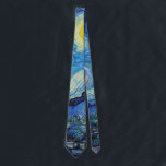 Van Gogh Starry Night. Impressionism vintage art Neck Tie<br><div class="desc">Van Gogh "The Starry Night" neck tie.</div>