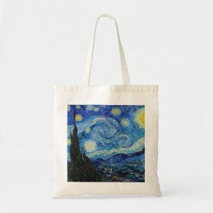 Van Gogh Starry Night. Impressionism vintage art Tote Bag