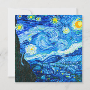 Acrylic Starry Night Invitation
