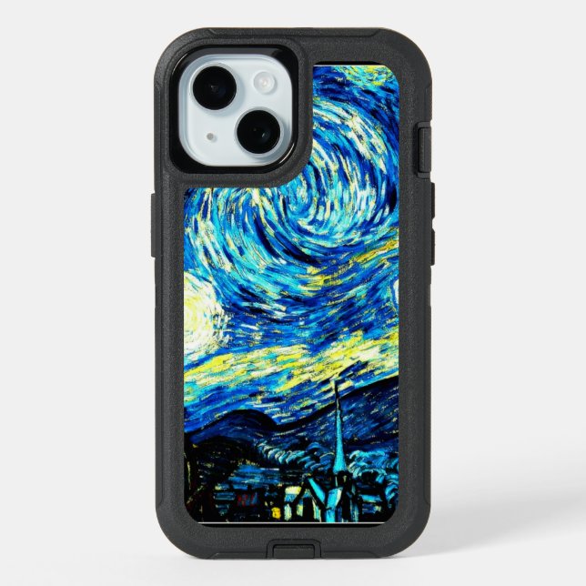 Van Gogh - Starry Night iPhone 15 Case (Back)