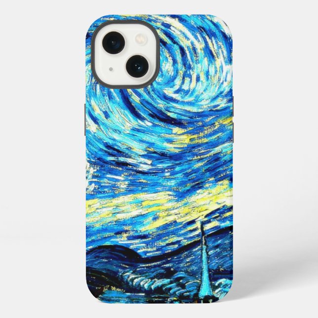 Van Gogh - Starry Night Iphone Case (Back)