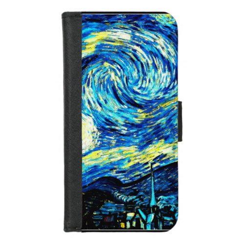 Van Gogh _ Starry Night iPhone 87 Wallet Case