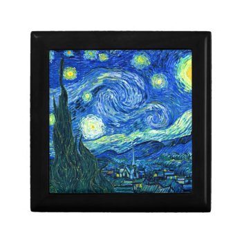 Van Gogh Starry Night Jewelry Box by The_Masters at Zazzle
