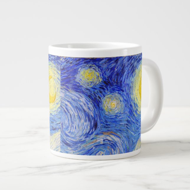 Van Gogh , "Starry Night" Large Coffee Mug (Front Right)