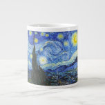 VAN GOGH Starry Night Large Coffee Mug<br><div class="desc">"van gogh vincent",  starry night, "famous painting",  vintage,  stars,  sky,  "fine art",  blue</div>