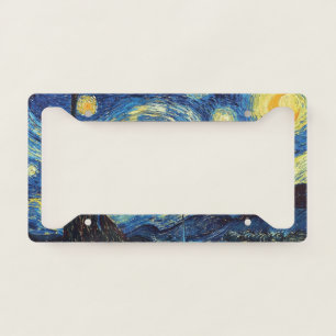 Van Gogh Starry Night License Plate Frame