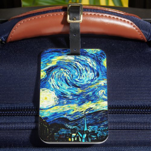 Van Gogh _ Starry Night Luggage Tag