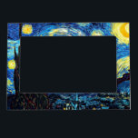 Van Gogh - Starry Night Magnetic Frame<br><div class="desc">Starry Night,  Vincent van Gogh's famous painting.</div>