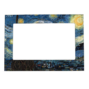 Van Gogh Starry Night Magnetic Photo Frame