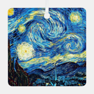 Van Gogh - Starry Night Metal Ornament
