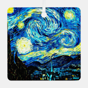 Van Gogh - Starry Night Metal Ornament