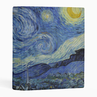 Van Gogh Starry Night Mini Binder