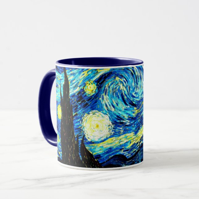 Van Gogh - Starry Night Mug (Front Left)