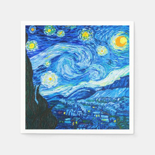 Van Gogh Starry Night Napkins