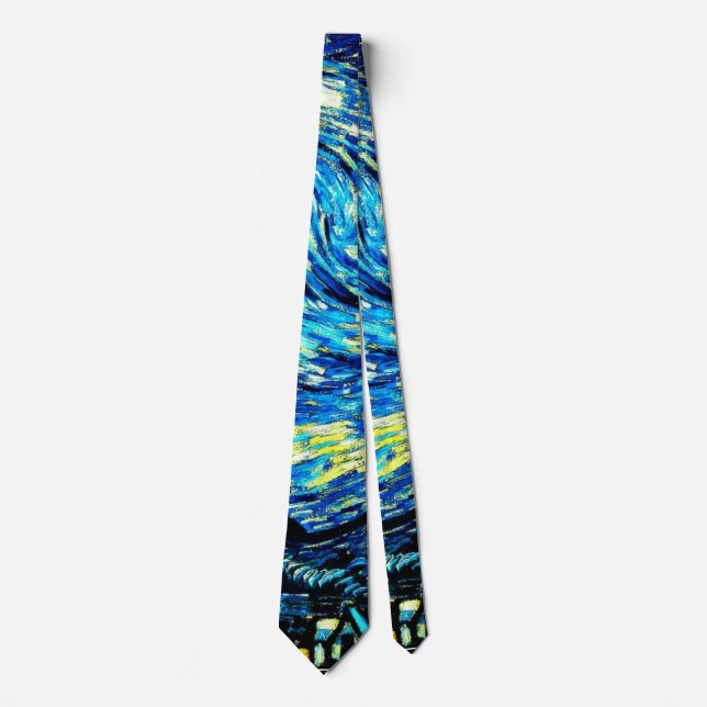 Van Gogh - Starry Night Neck Tie (Front)